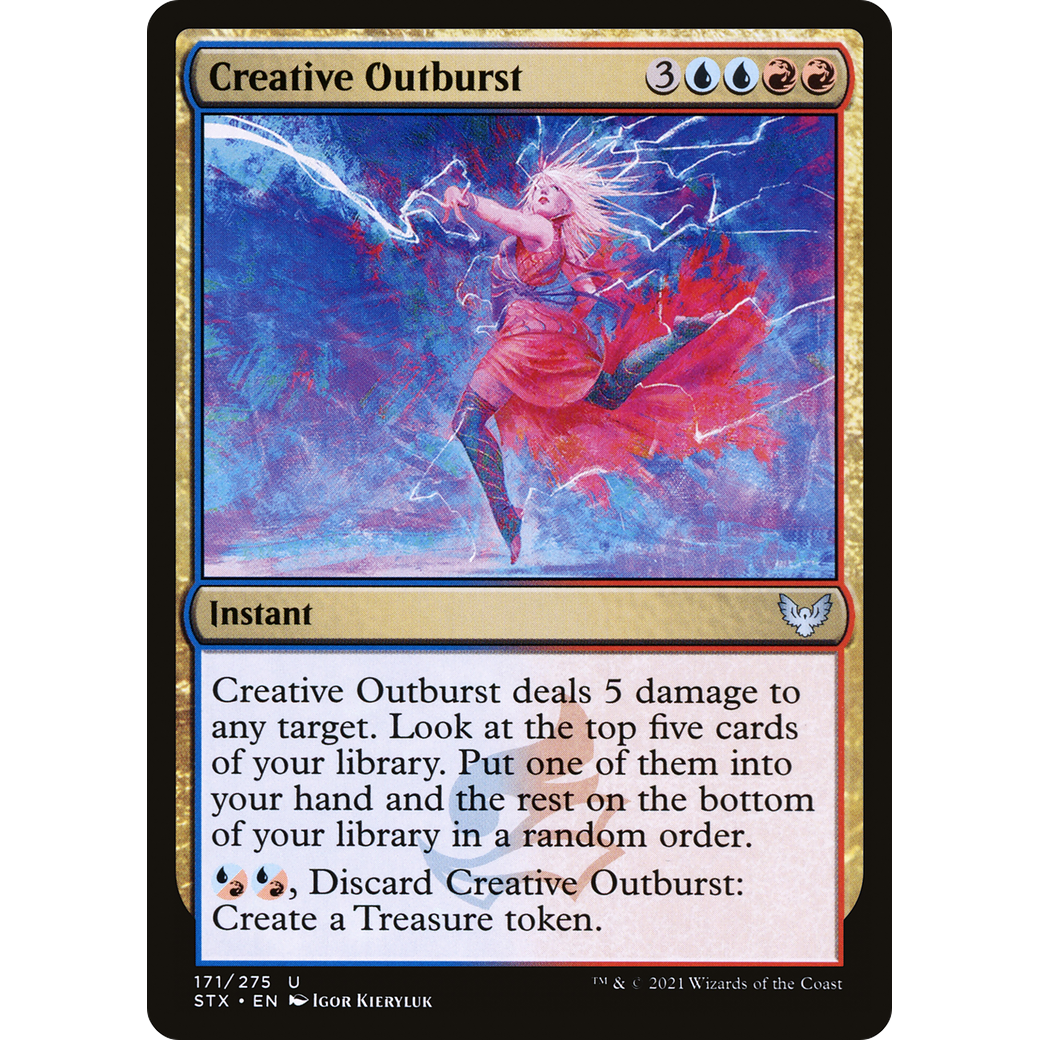 Creative Outburst (STX-171) - Strixhaven: School of Mages Foil