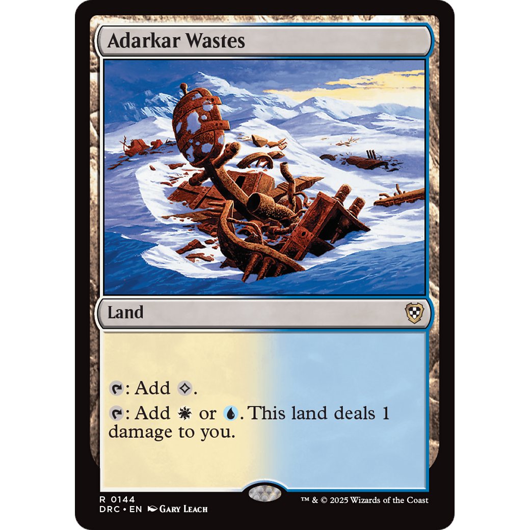 Adarkar Wastes (DRC-144) - Commander: Aetherdrift Foil