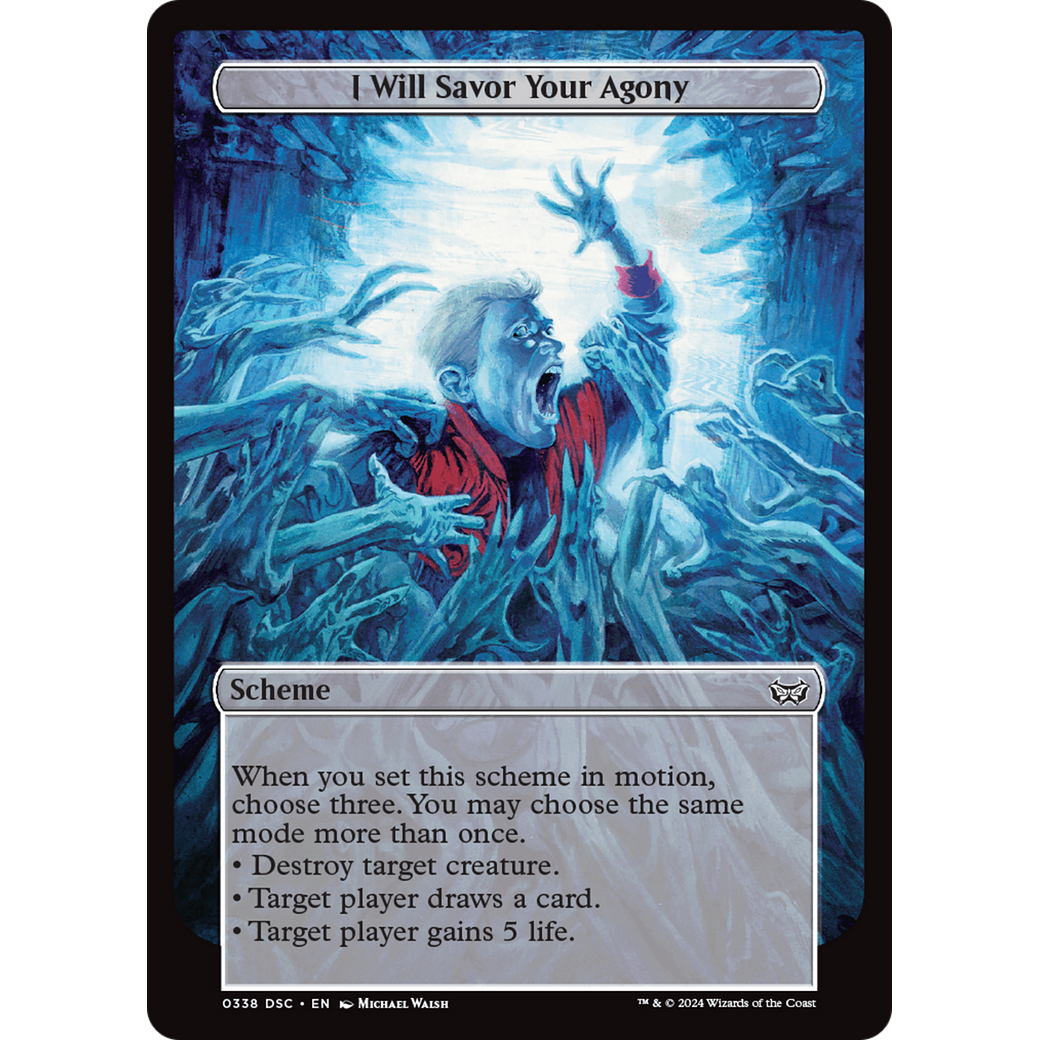 I Will Savor Your Agony (A:DSC-338) - Duskmourn: House of Horror Commander