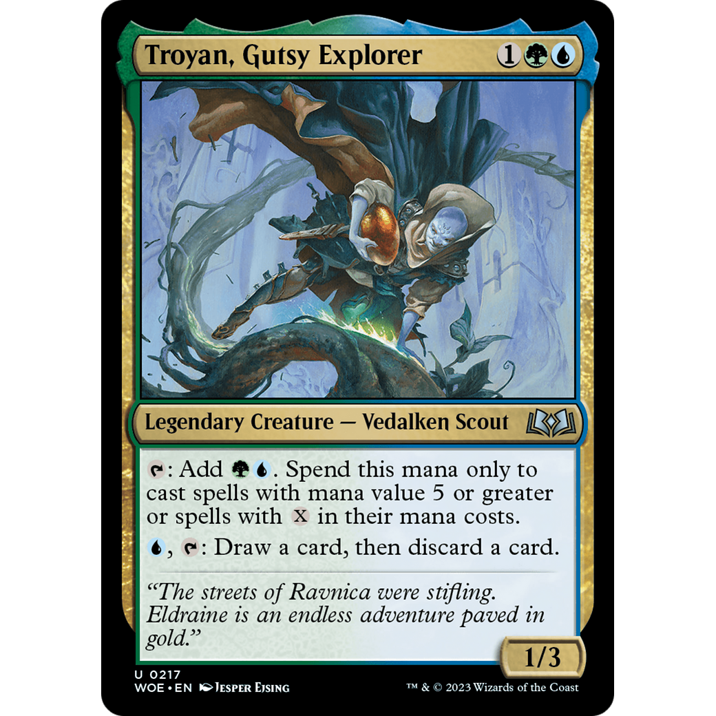 Troyan, Gutsy Explorer (WOE-217) - Wilds of Eldraine