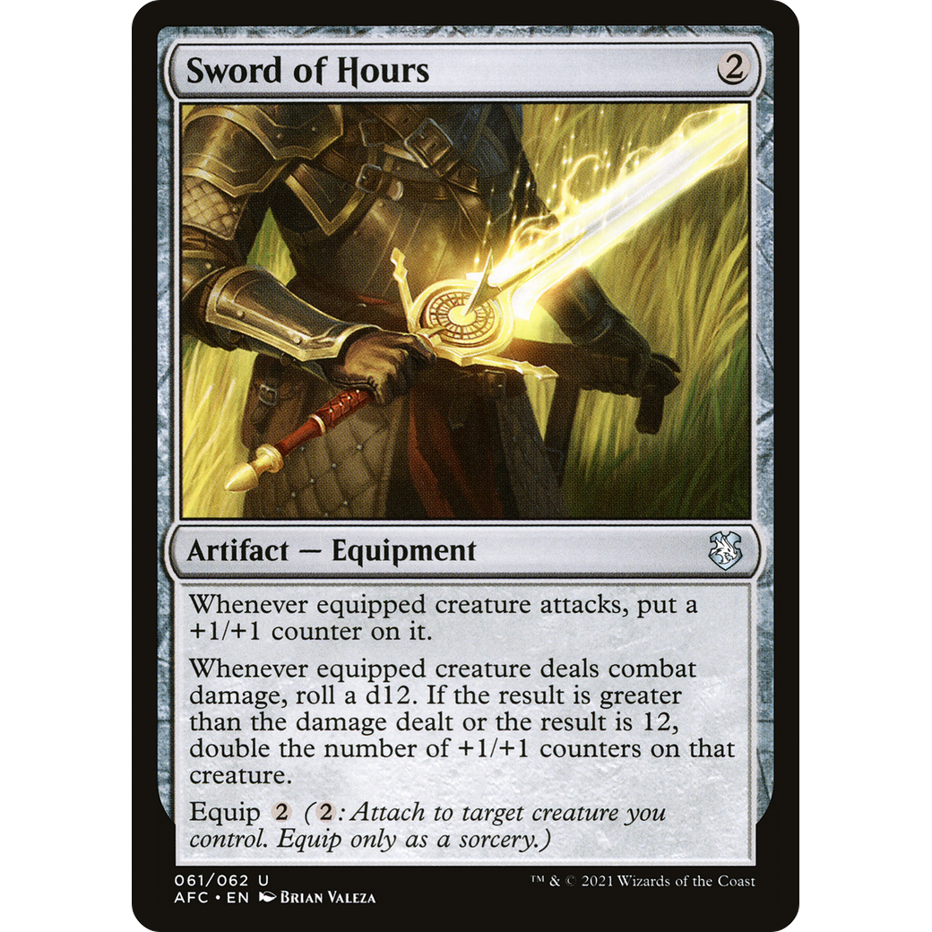 Sword of Hours (AFC-061) - Forgotten Realms Commander