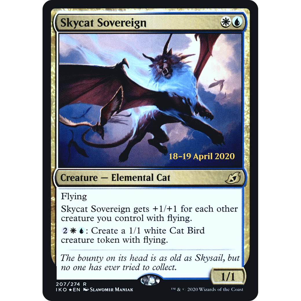 Skycat Sovereign (PRE-207) - Ikoria: Lair of Behemoths Promos Foil