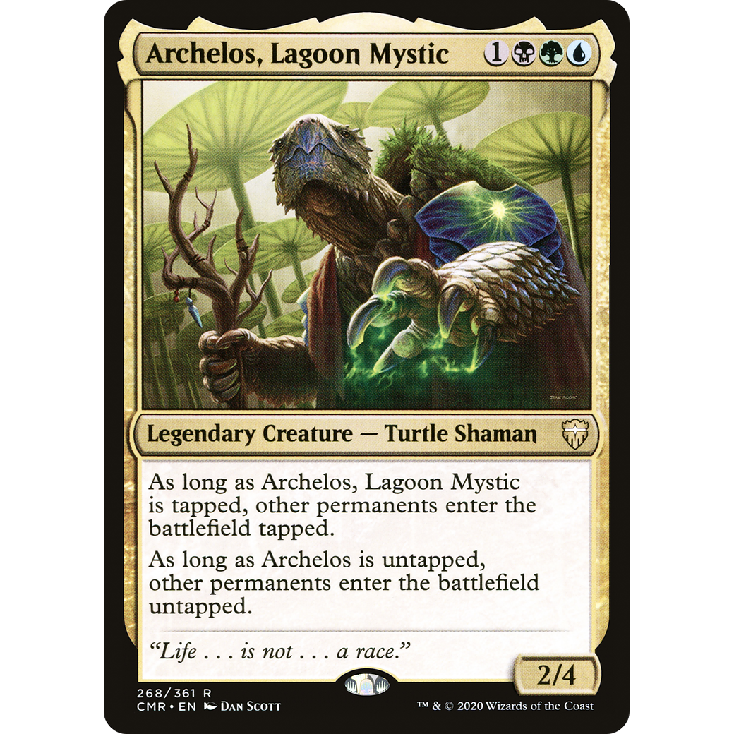 Archelos, Lagoon Mystic (CMR-268) - Commander Legends