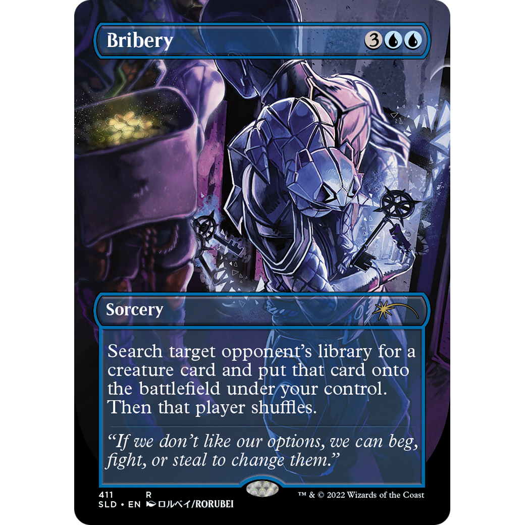 Bribery (SLD-411) - Secret Lair Drop (Borderless) Foil