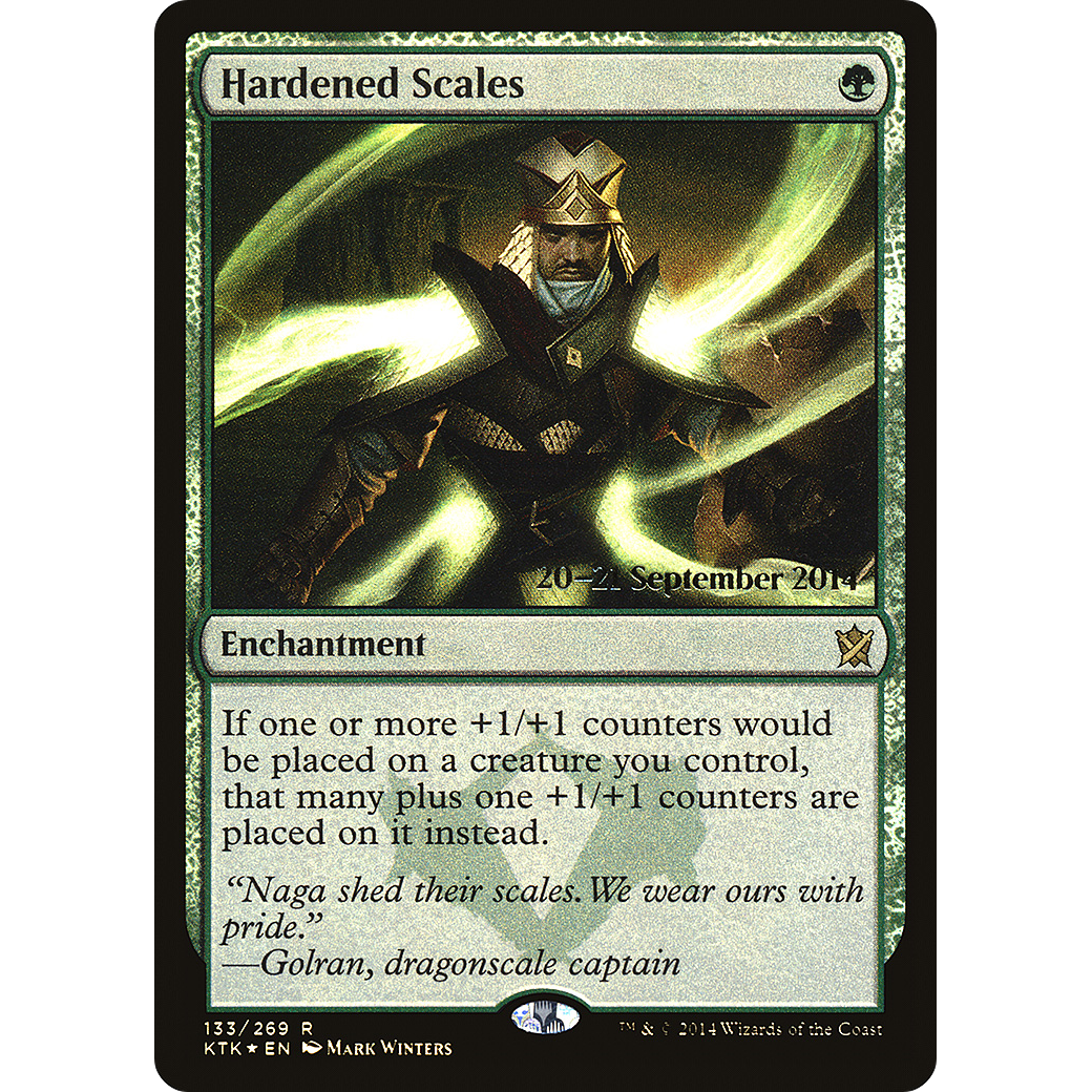 Hardened Scales (PRE-133) - Khans of Tarkir Promos Foil