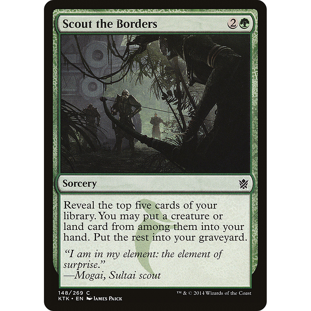 Scout the Borders (KTK-148) - Khans of Tarkir Foil
