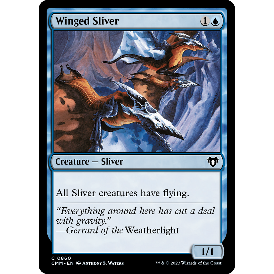 Winged Sliver (CMM-860) - Commander Masters