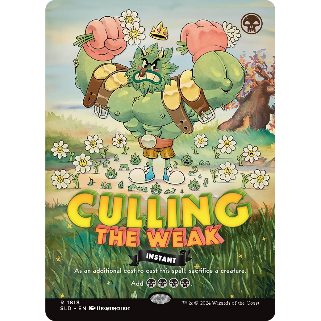 Culling the Weak (SLD-1818) - Secret Lair Drop (Borderless)