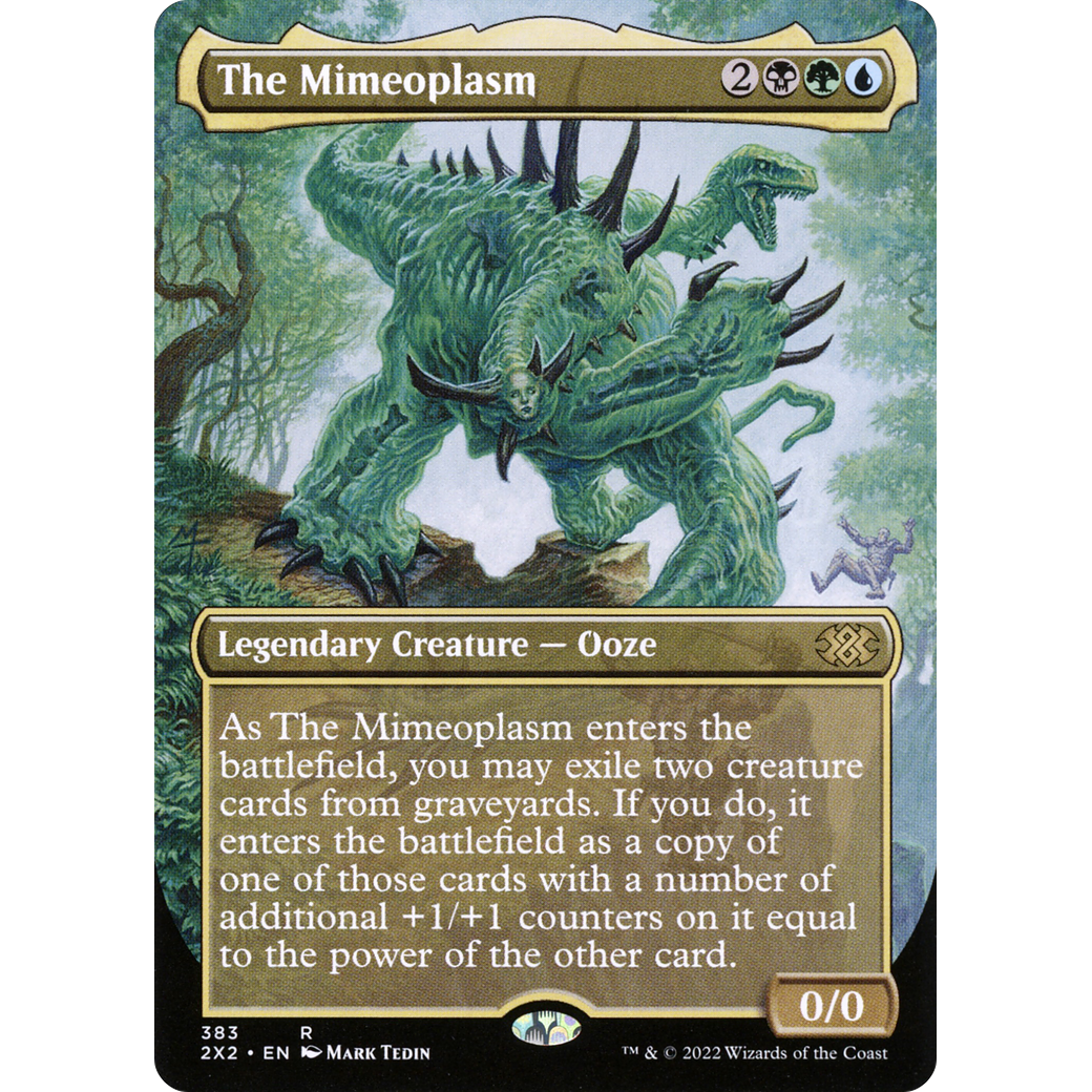 The Mimeoplasm (Borderless) (2X2-383) - Double Masters 2022 (Borderless) Foil