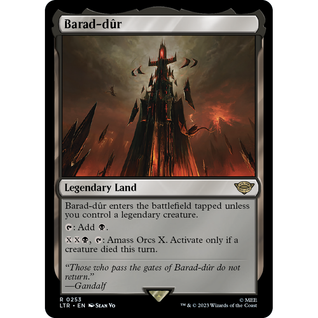 Barad-dûr (LTR-253) - The Lord of the Rings: Tales of Middle-earth Foil