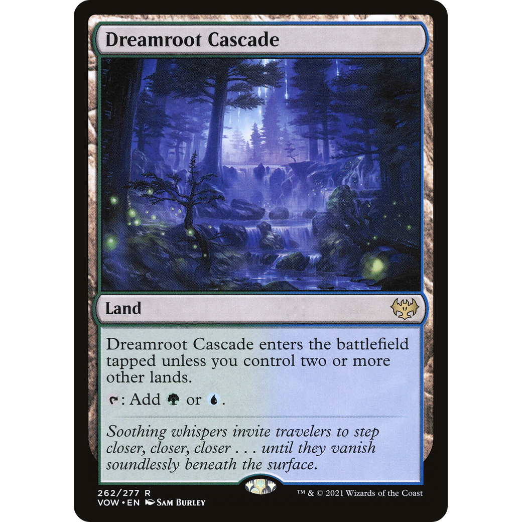 Dreamroot Cascade (VOW-262) - Innistrad: Crimson Vow Foil