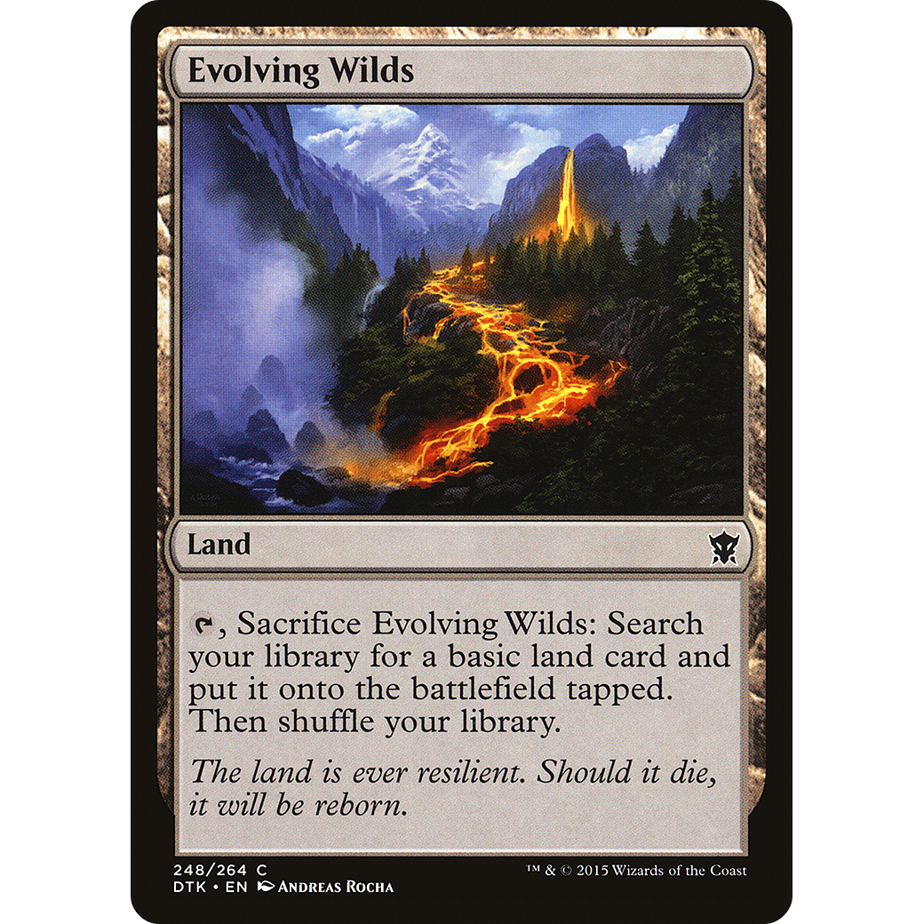Evolving Wilds (DTK-248) - Dragons of Tarkir Foil