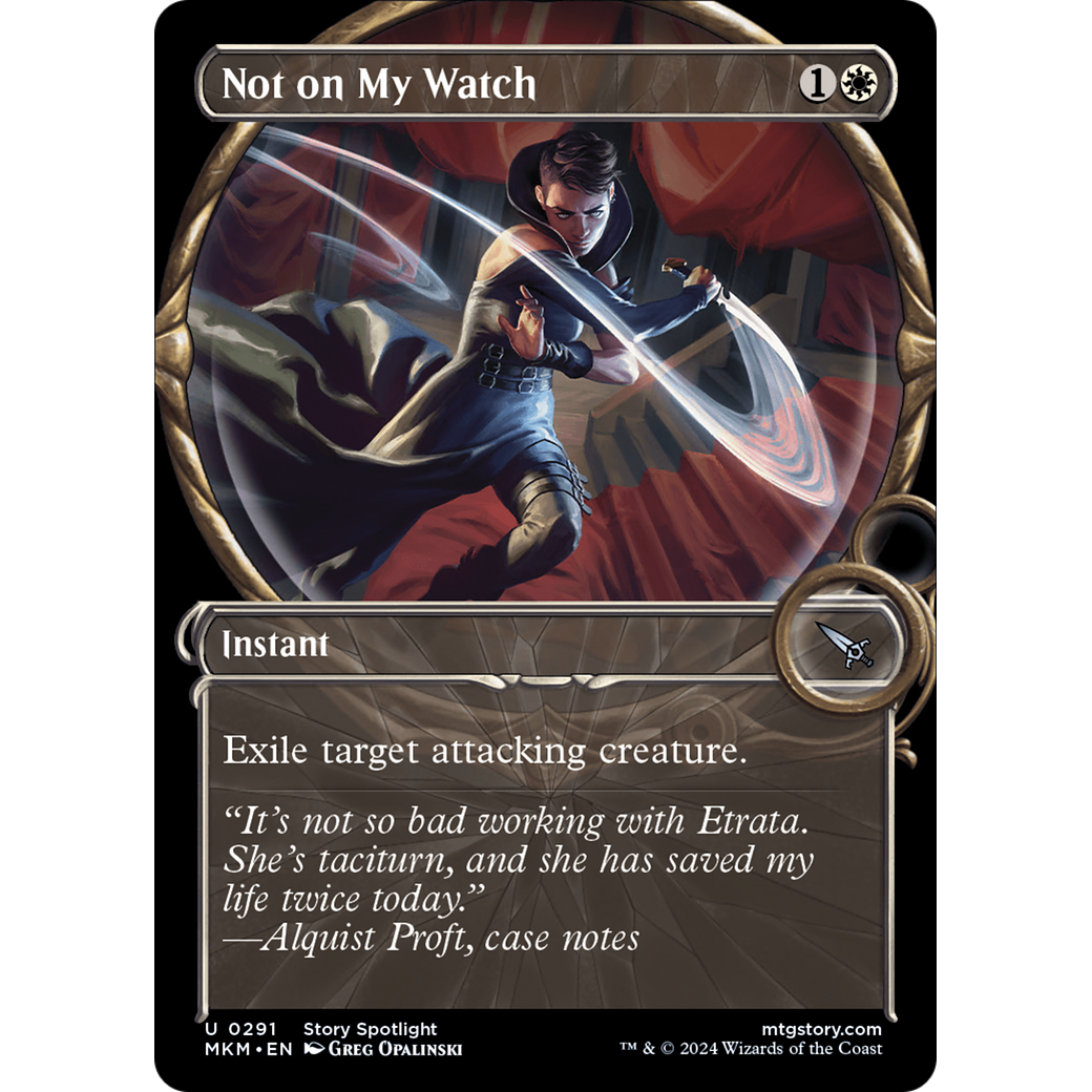 Not on My Watch (MKM-291) - Murders at Karlov Manor: (Showcase) Foil