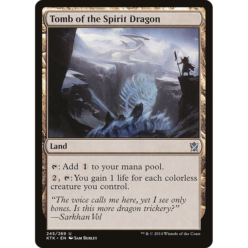 Tomb of the Spirit Dragon (KTK-245) - Khans of Tarkir Foil