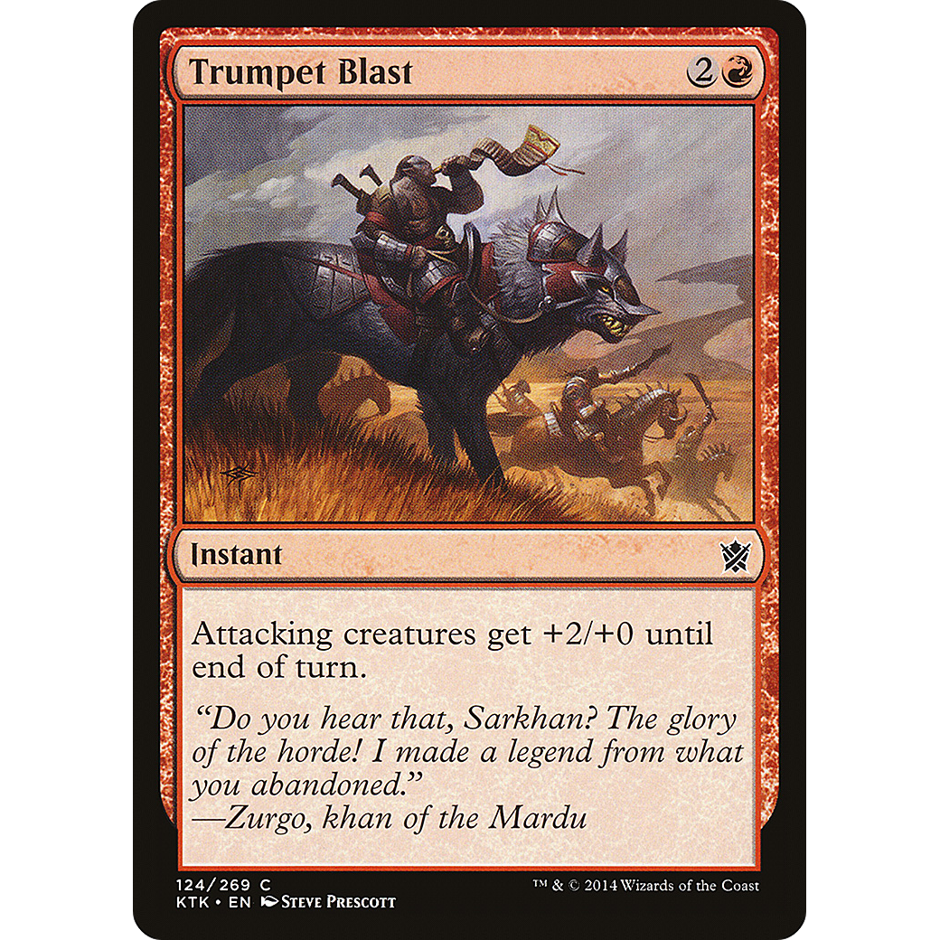 Trumpet Blast (KTK-124) - Khans of Tarkir Foil