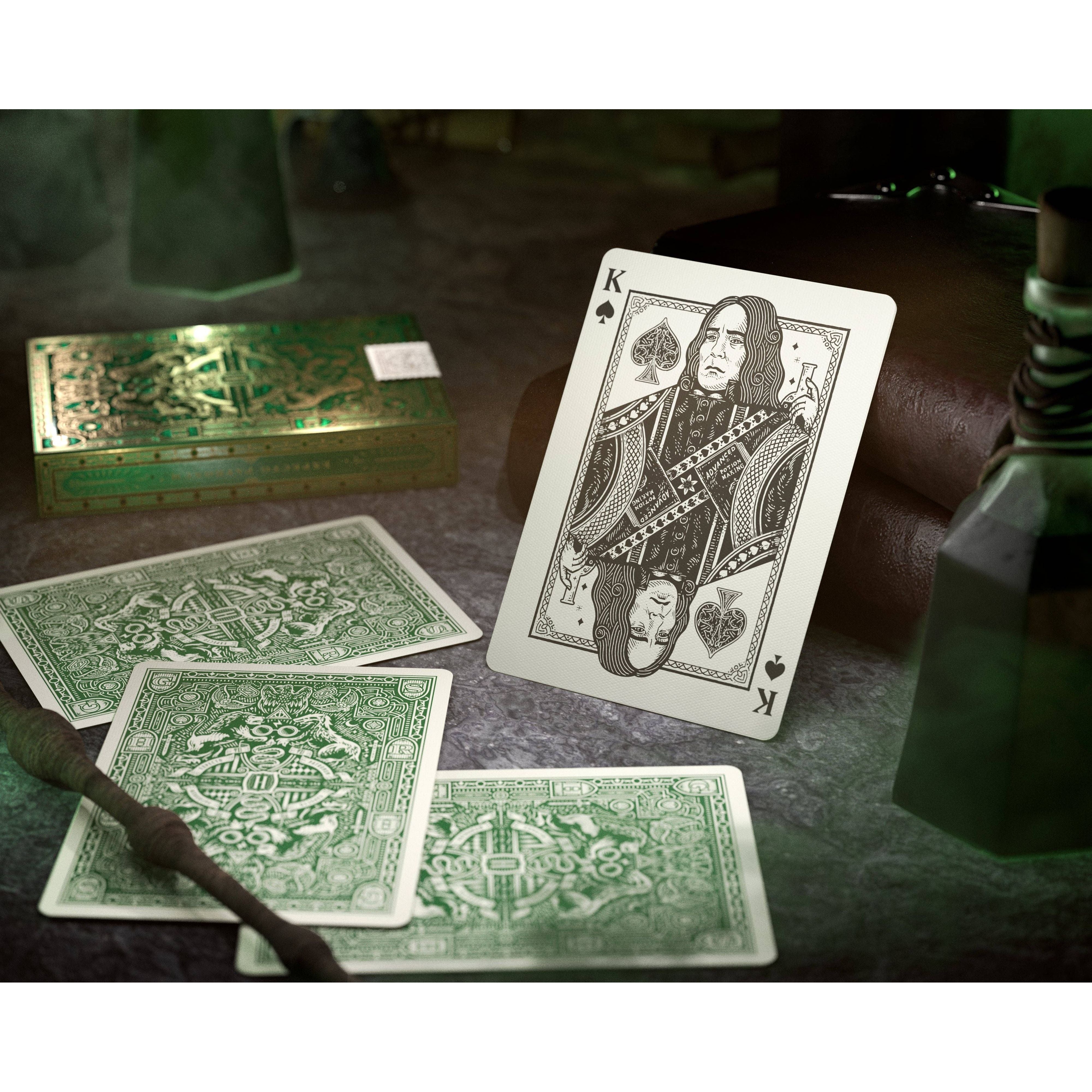Harry Potter Playing Cards: Green (Slytherin)
