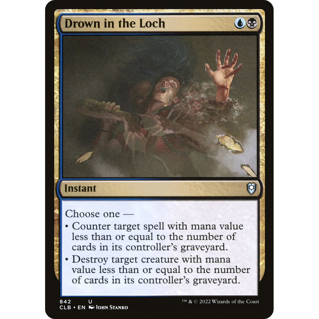 Drown in the Loch (CLB-842) - Commander Legends: Battle for Baldur's Gate