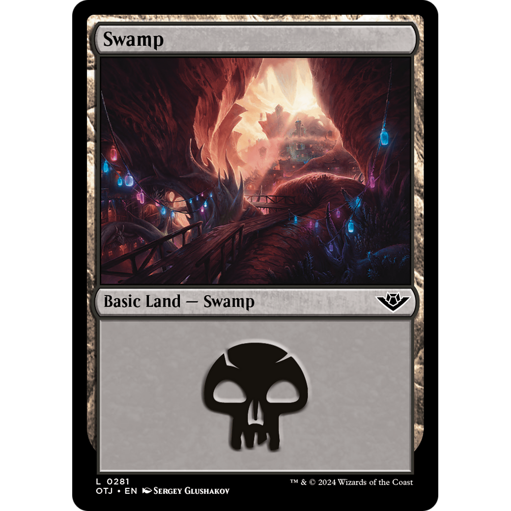 Swamp (OTJ-281) - Outlaws of Thunder Junction Foil