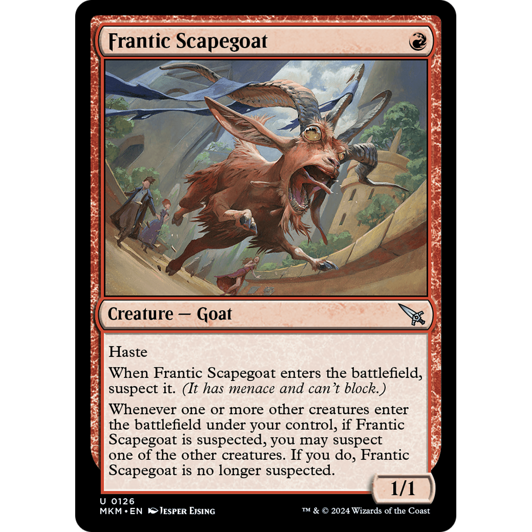Frantic Scapegoat (MKM-126) - Murders at Karlov Manor Foil