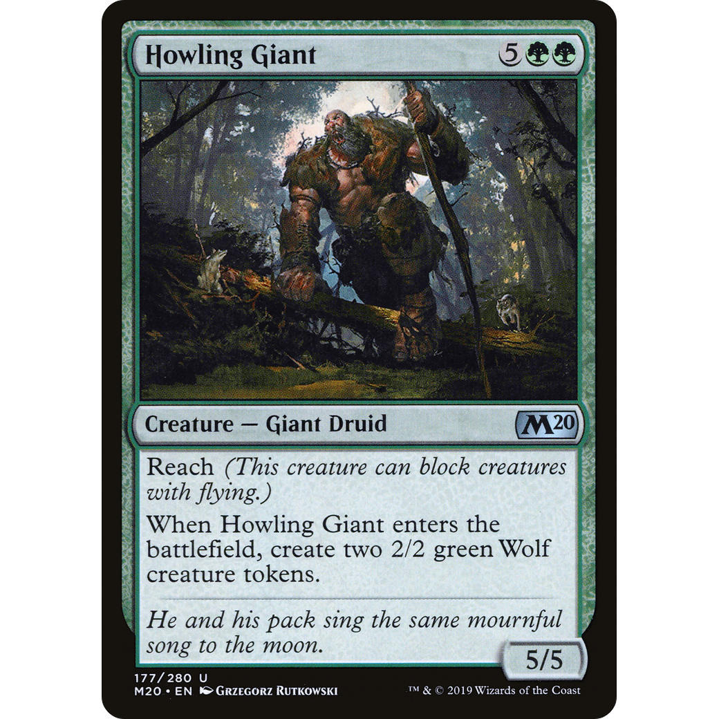 Howling Giant (M20-177) - Core Set 2020 Foil