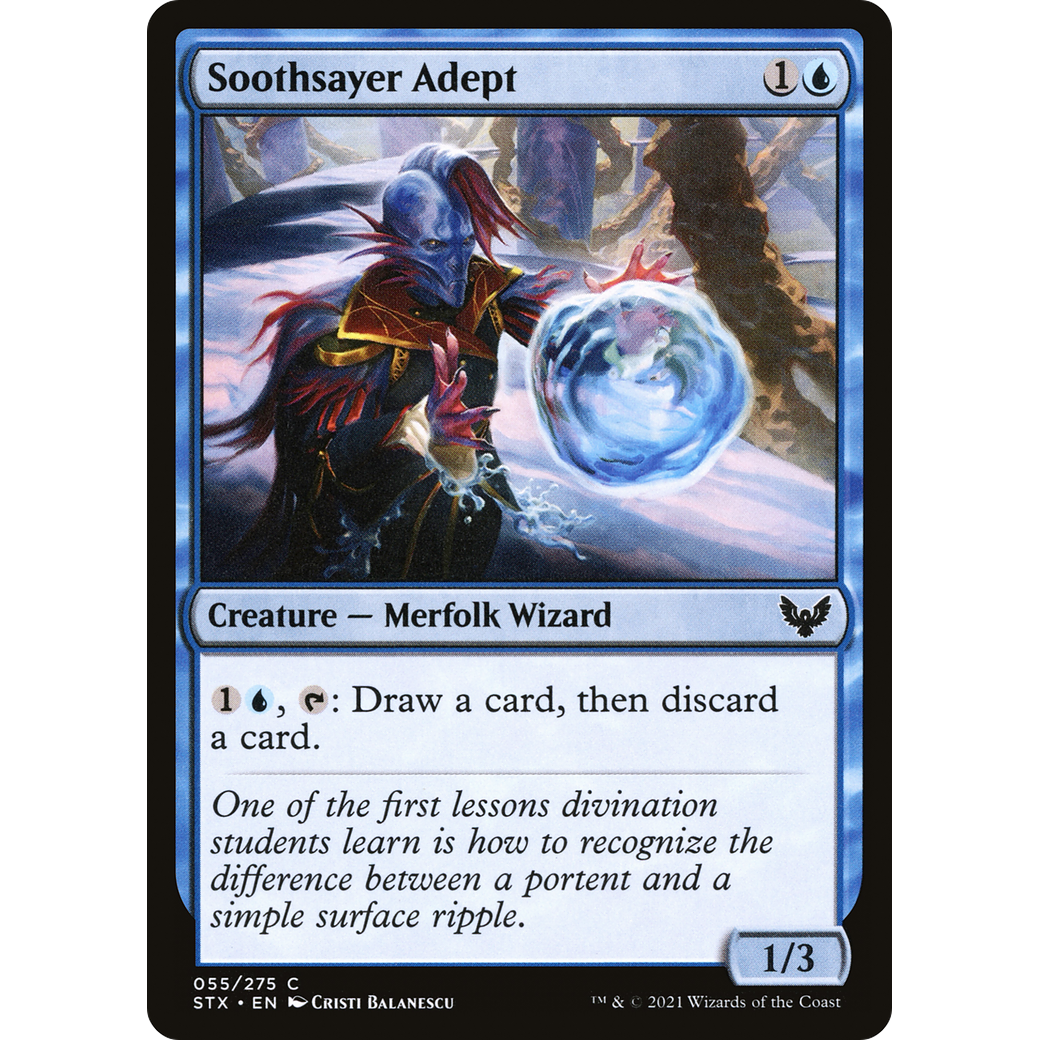 Soothsayer Adept (STX-055) - Strixhaven: School of Mages