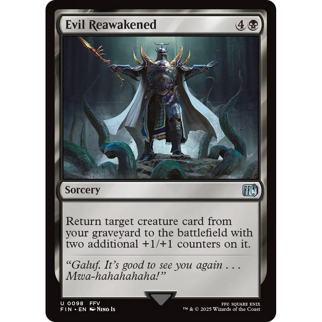 Evil Reawakened (FIN-098) - FINAL FANTASY Foil