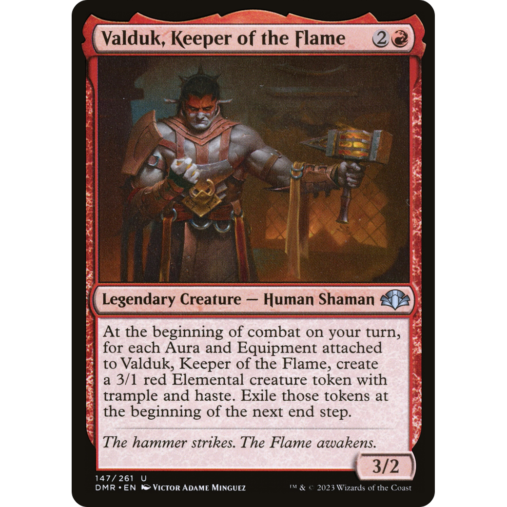 Valduk, Keeper of the Flame (DMR-147) - Dominaria Remastered Foil