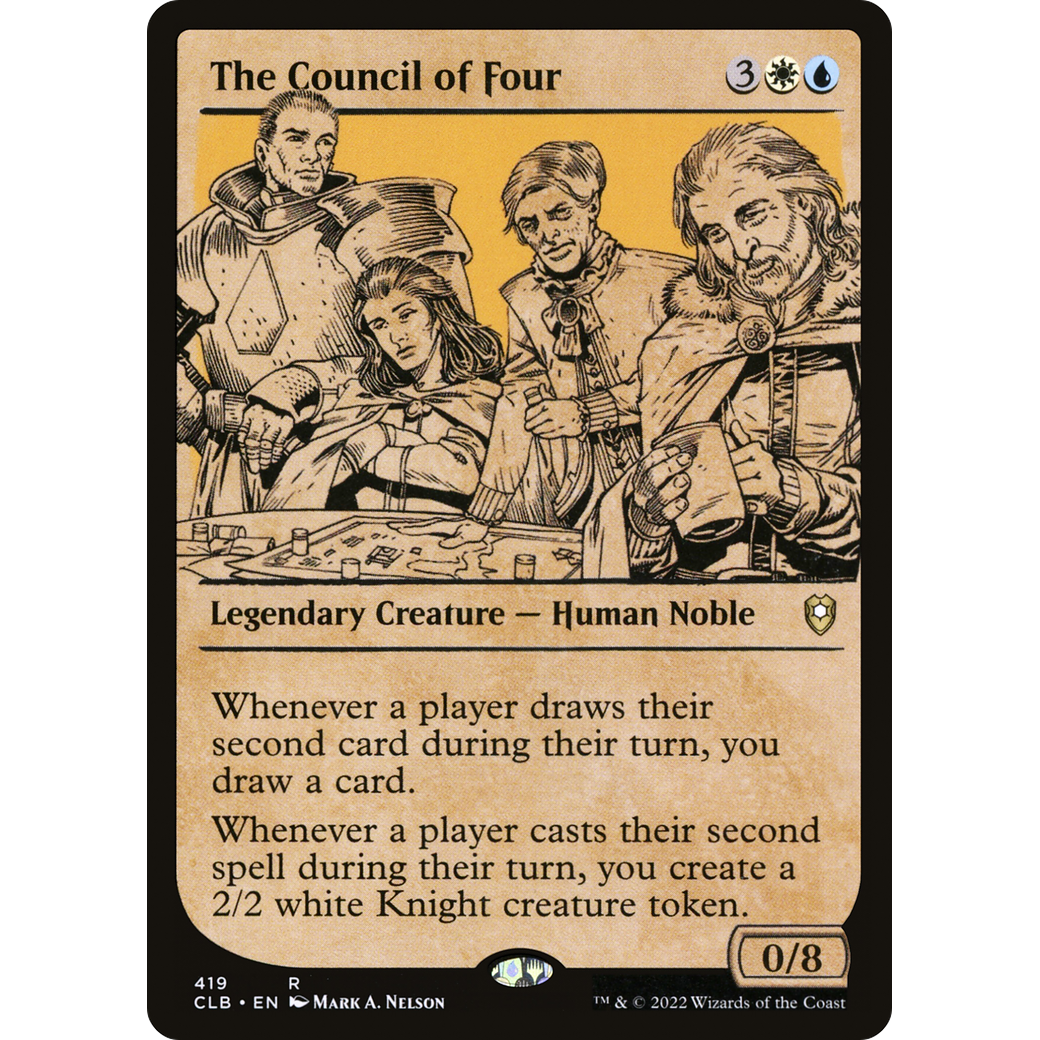 The Council of Four (CLB-419) - Commander Legends: Battle for Baldur's Gate: (Showcase)