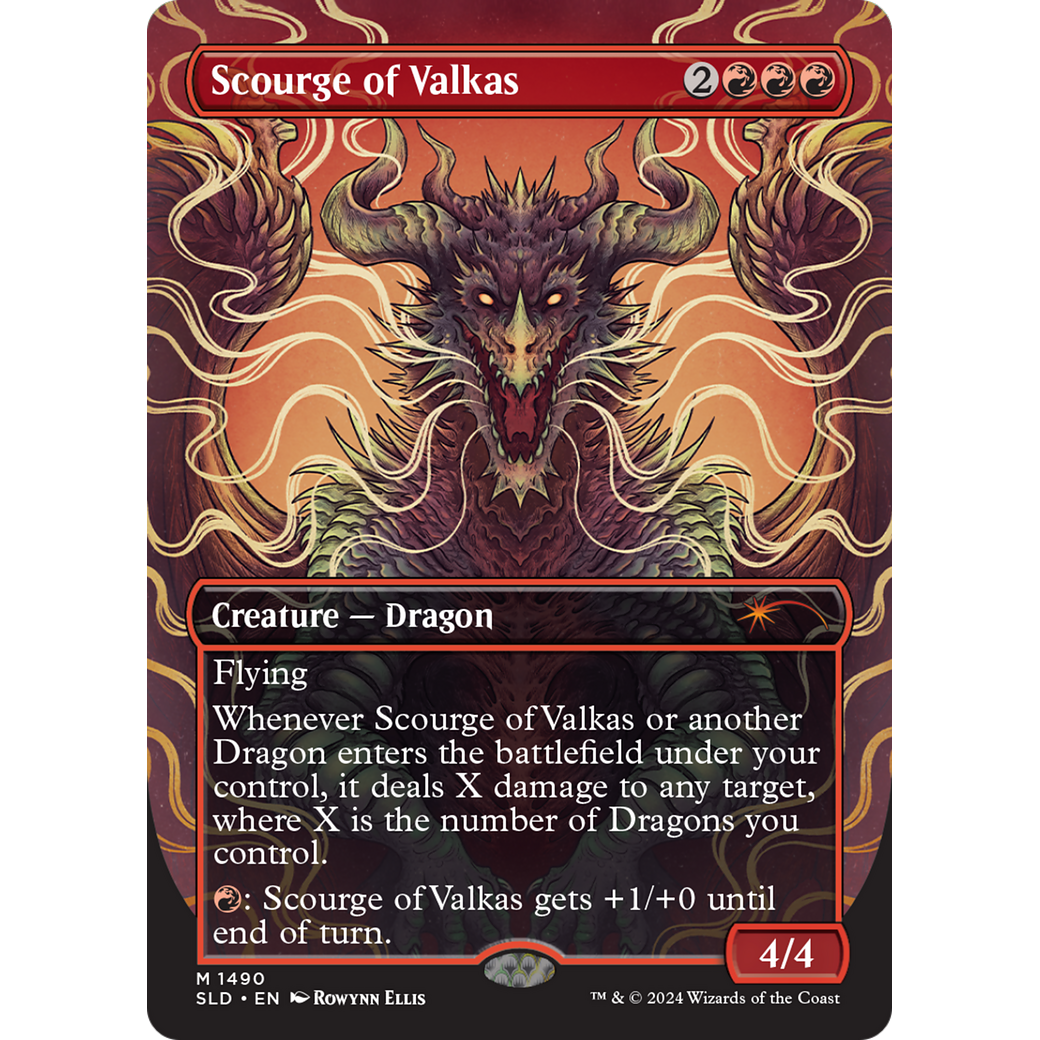 Scourge of Valkas (SLD-1490) - Secret Lair Drop (Borderless)