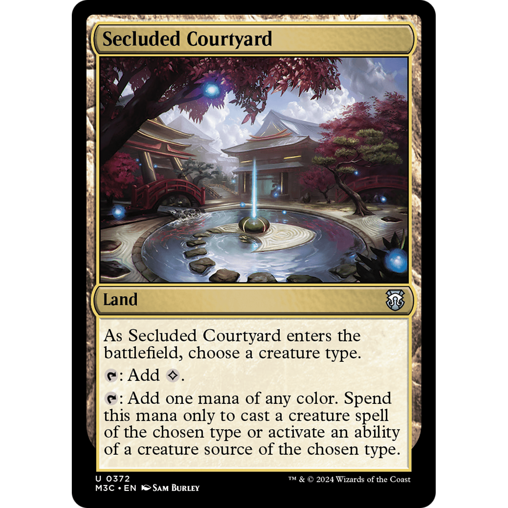 Secluded Courtyard (M3C-372) - Modern Horizons 3 Commander