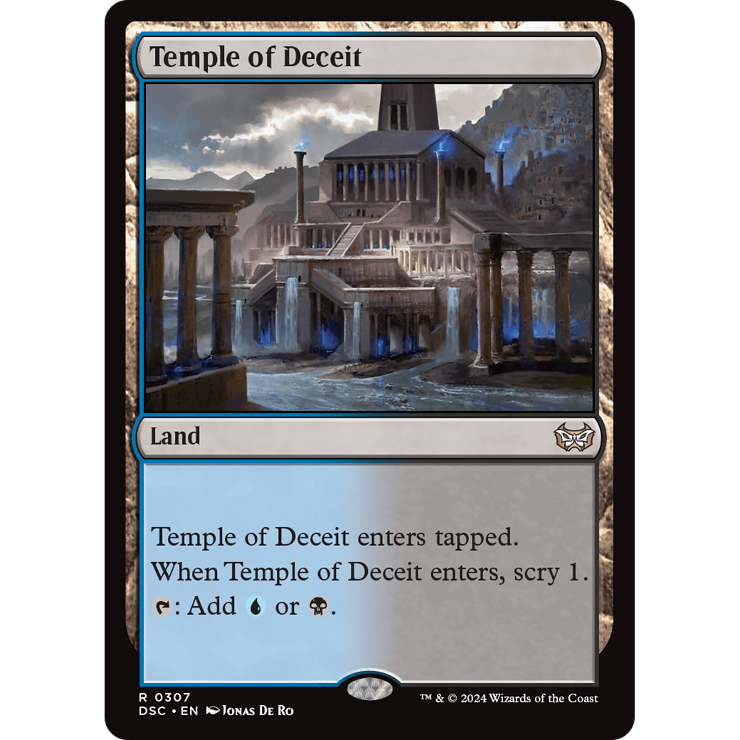 Temple of Deceit (DSC-307) - Duskmourn: House of Horror Commander