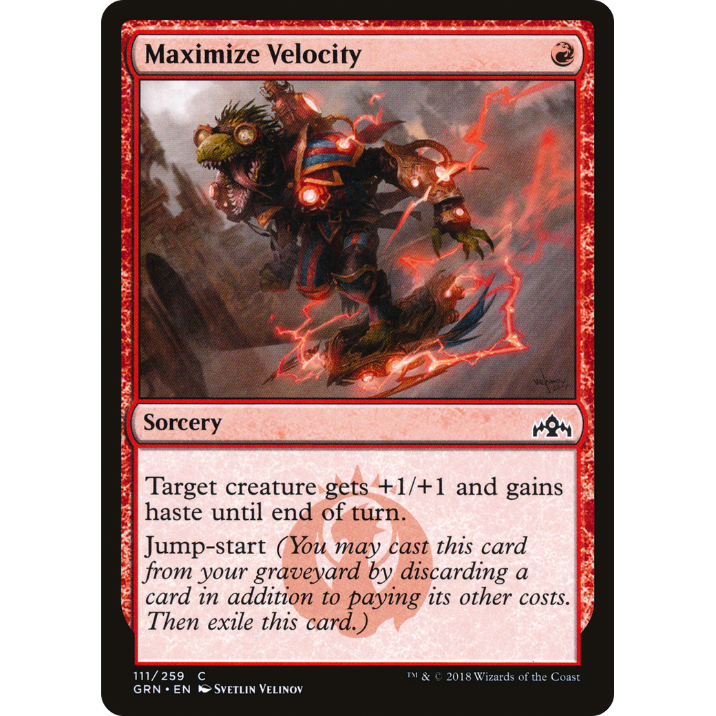 Maximize Velocity (GRN-111) - Guilds of Ravnica Foil