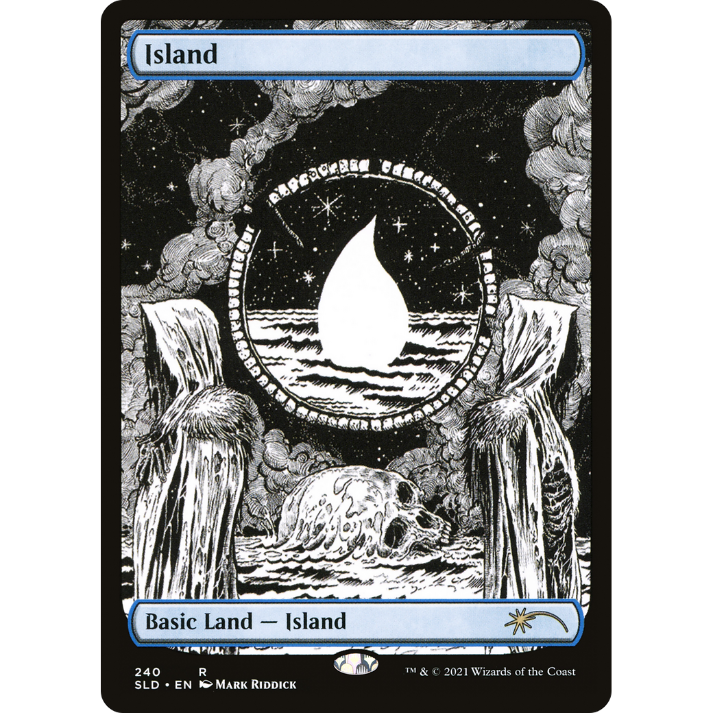 Island (Crushing Brutality) (SLD-240) - Secret Lair Drop Foil