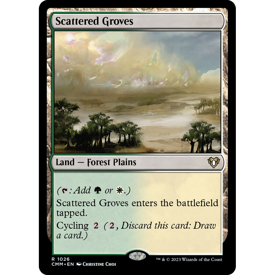 Scattered Groves (CMM-1026) - Commander Masters