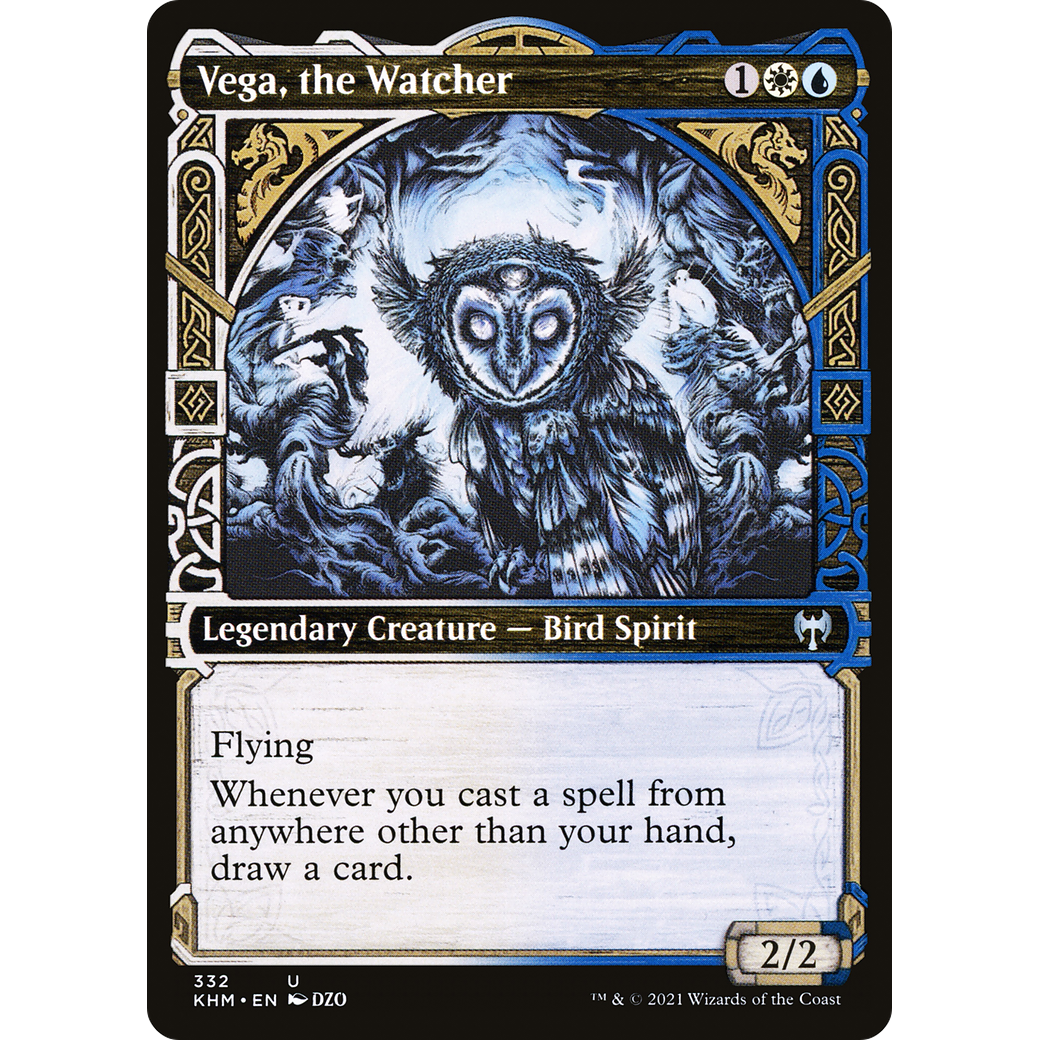 Vega, the Watcher (Showcase) (KHM-332) - Kaldheim: (Showcase)