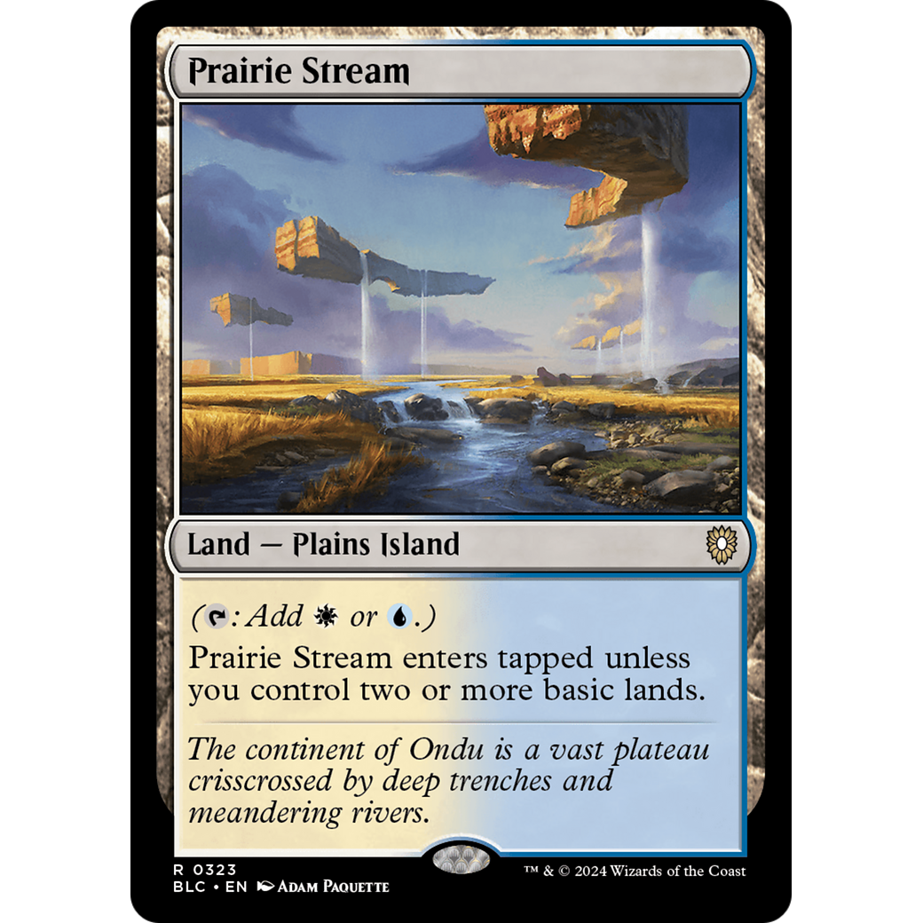 Prairie Stream (BLC-323) - Bloomburrow Commander
