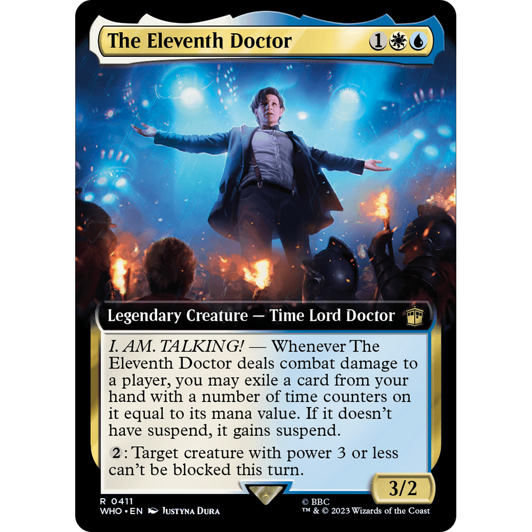 The Eleventh Doctor (Extended Art) (WHO-411) - Doctor Who: (Extended Art) Foil