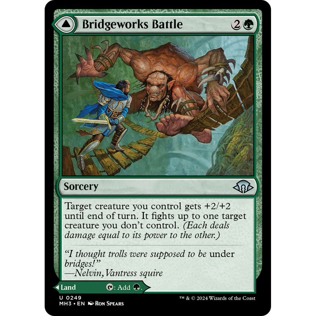 Bridgeworks Battle // Tanglespan Bridgeworks (MH3-249) - Modern Horizons 3 Foil