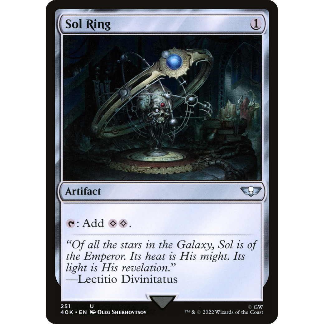 Sol Ring (40K-251) - Warhammer 40,000 Commander