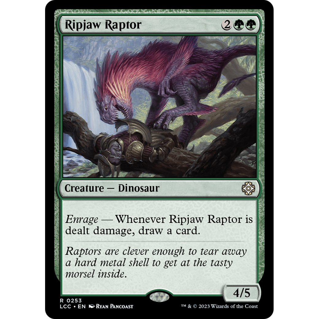 Ripjaw Raptor (LCC-253) - The Lost Caverns of Ixalan Commander