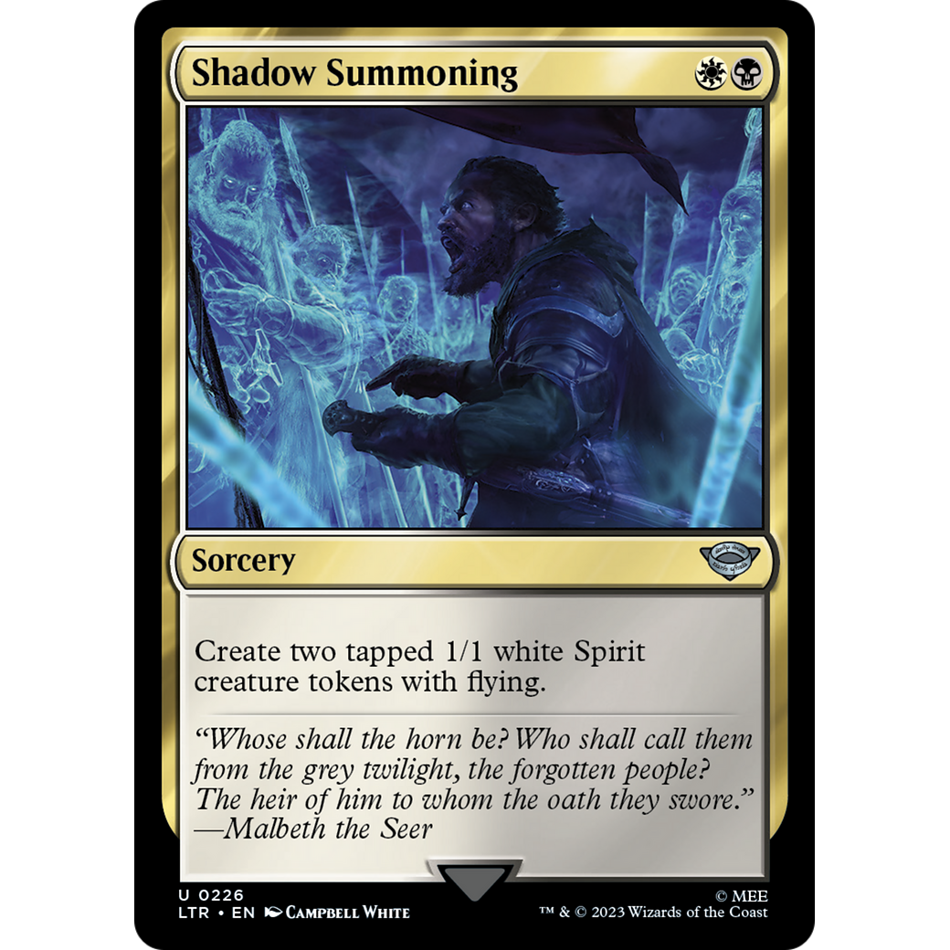 Shadow Summoning (LTR-226) - The Lord of the Rings: Tales of Middle-earth
