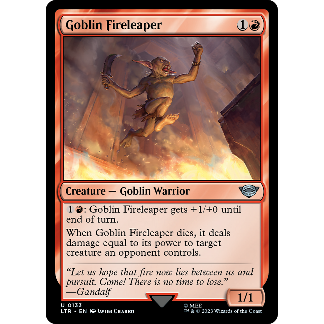 Goblin Fireleaper (LTR-133) - The Lord of the Rings: Tales of Middle-earth