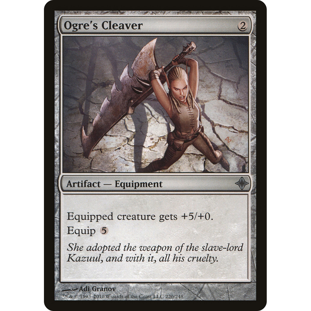 Ogre's Cleaver (ROE-220) - Rise of the Eldrazi Foil