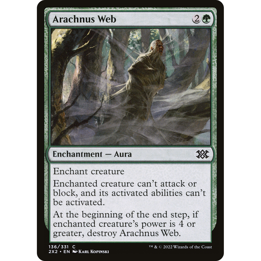 Arachnus Web (2X2-136) - Double Masters 2022 Foil