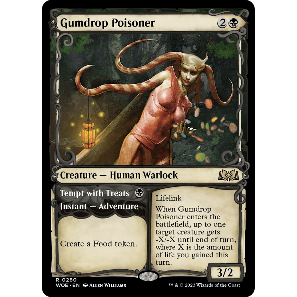 Gumdrop Poisoner // Tempt with Treats (WOE-280) - Wilds of Eldraine: (Showcase)