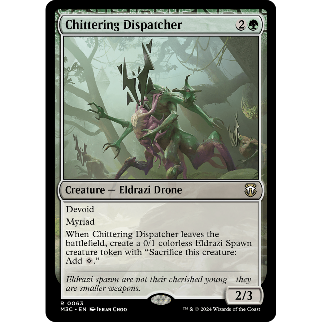 Chittering Dispatcher (M3C-063) - Modern Horizons 3 Commander: (devoid) Foil