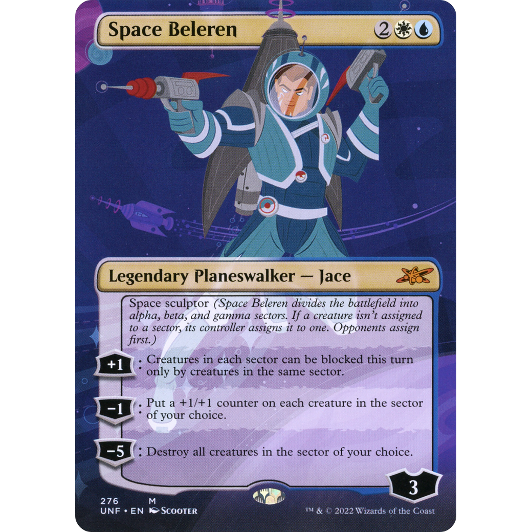 Space Beleren (Borderless) (UNF-276) - Unfinity (Borderless) Foil