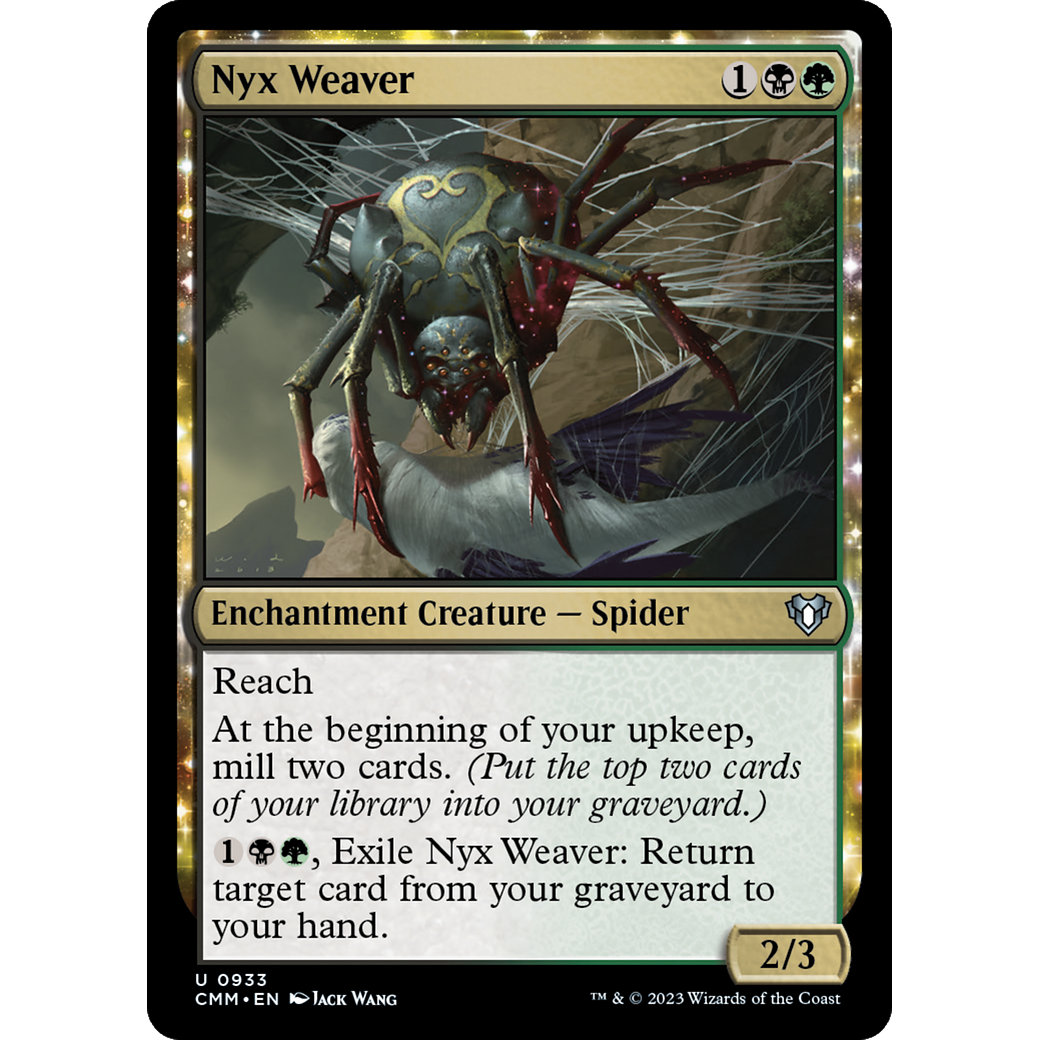 Nyx Weaver (CMM-933) - Commander Masters: (enchantment)