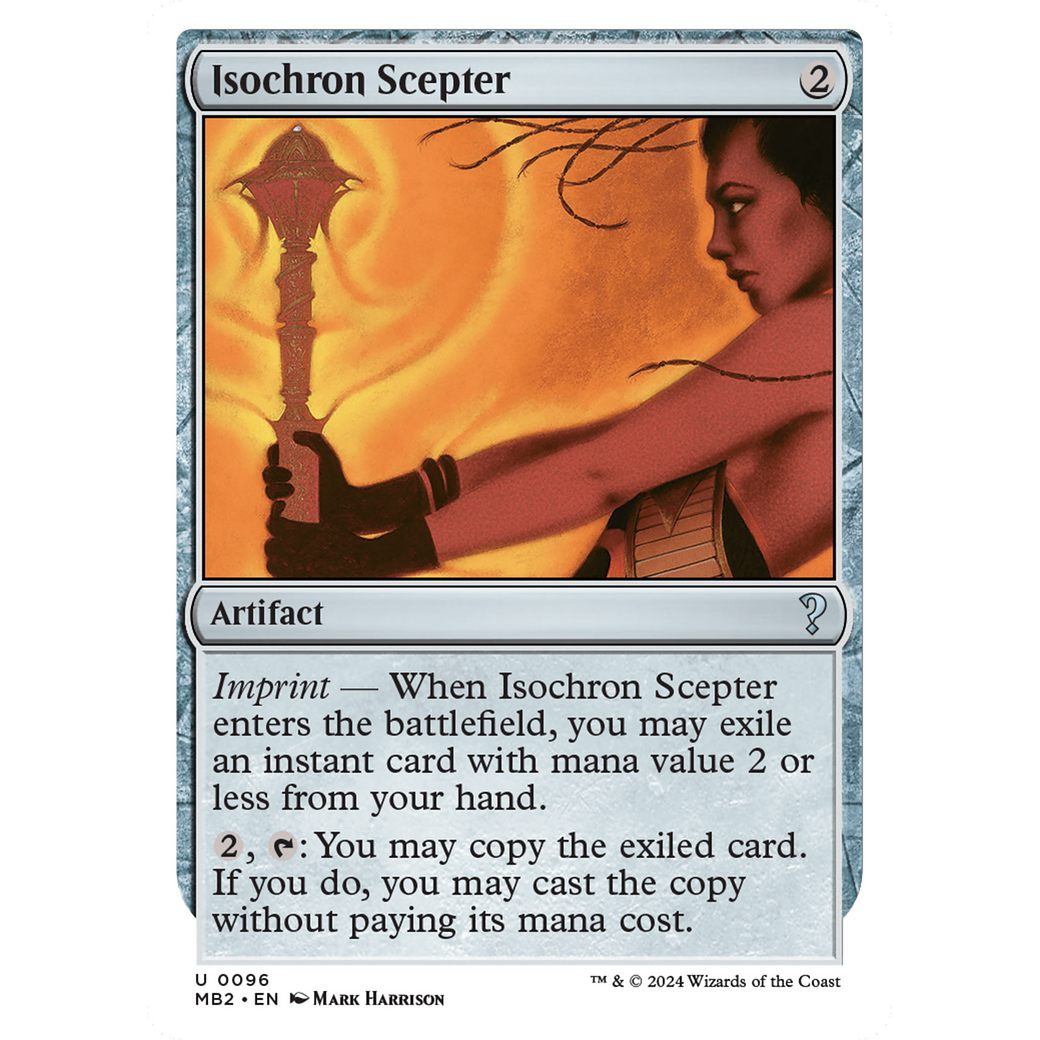 Isochron Scepter (White Border) (MB2-096) - Mystery Booster 2