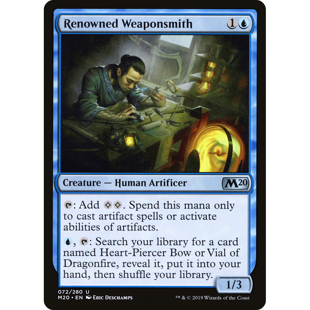 Renowned Weaponsmith (M20-072) - Core Set 2020